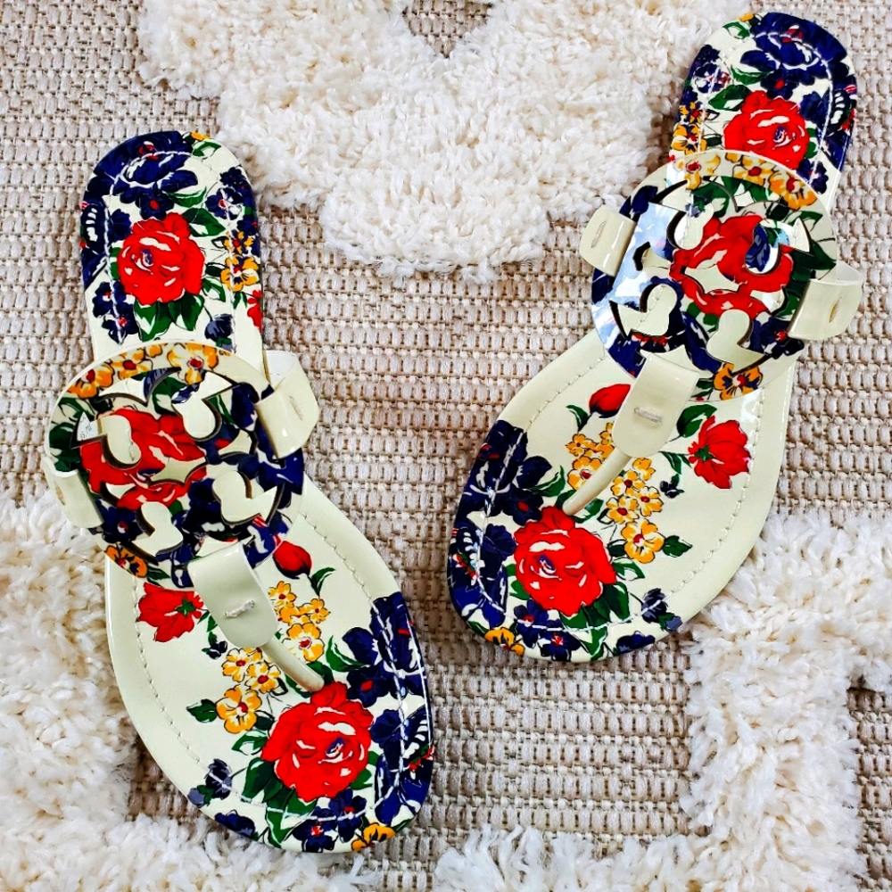 NEW ARRIVAL! Tory Burch Rose 7 Miller Sandals